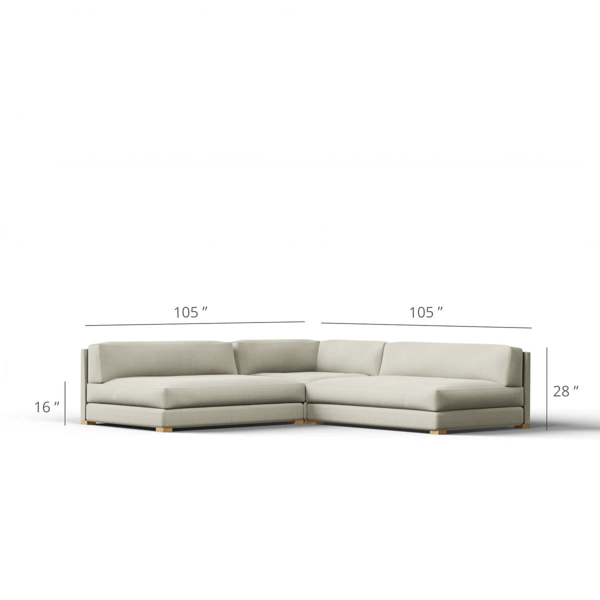 Outrigger Locuta sectional sofa, view 11