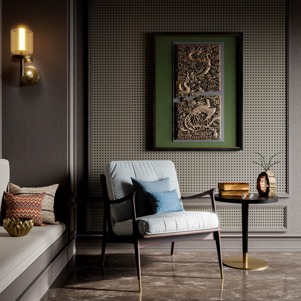Gregory Jet accent chair, view 2